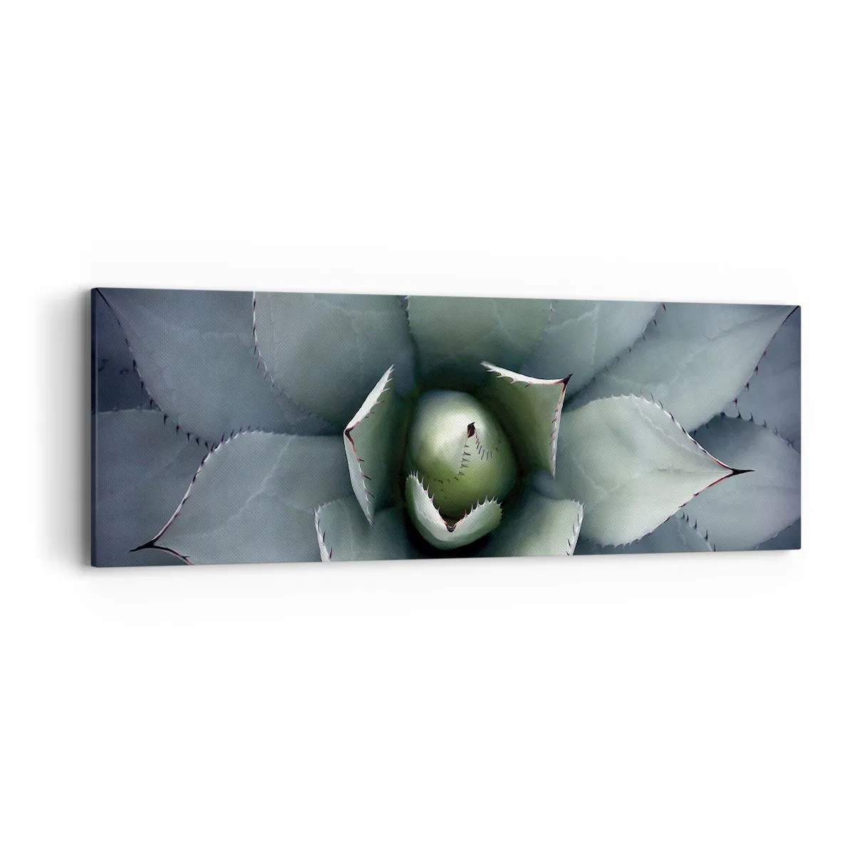 Lærredstryk - Billede på lærred - Lokkemad og advarsler - 90x30 cm