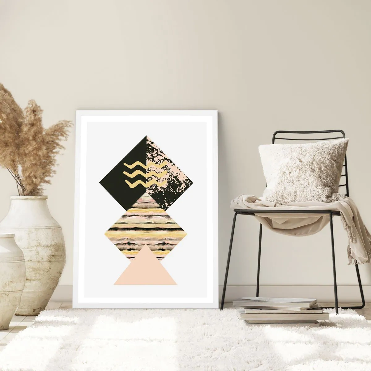 Plakat i hvid ramme - Ikke så simpelt - 40x50 cm