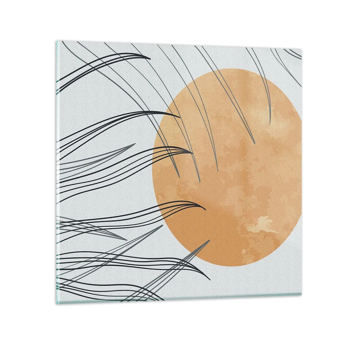 Billede på glas - Altid mod solen - 60x60 cm