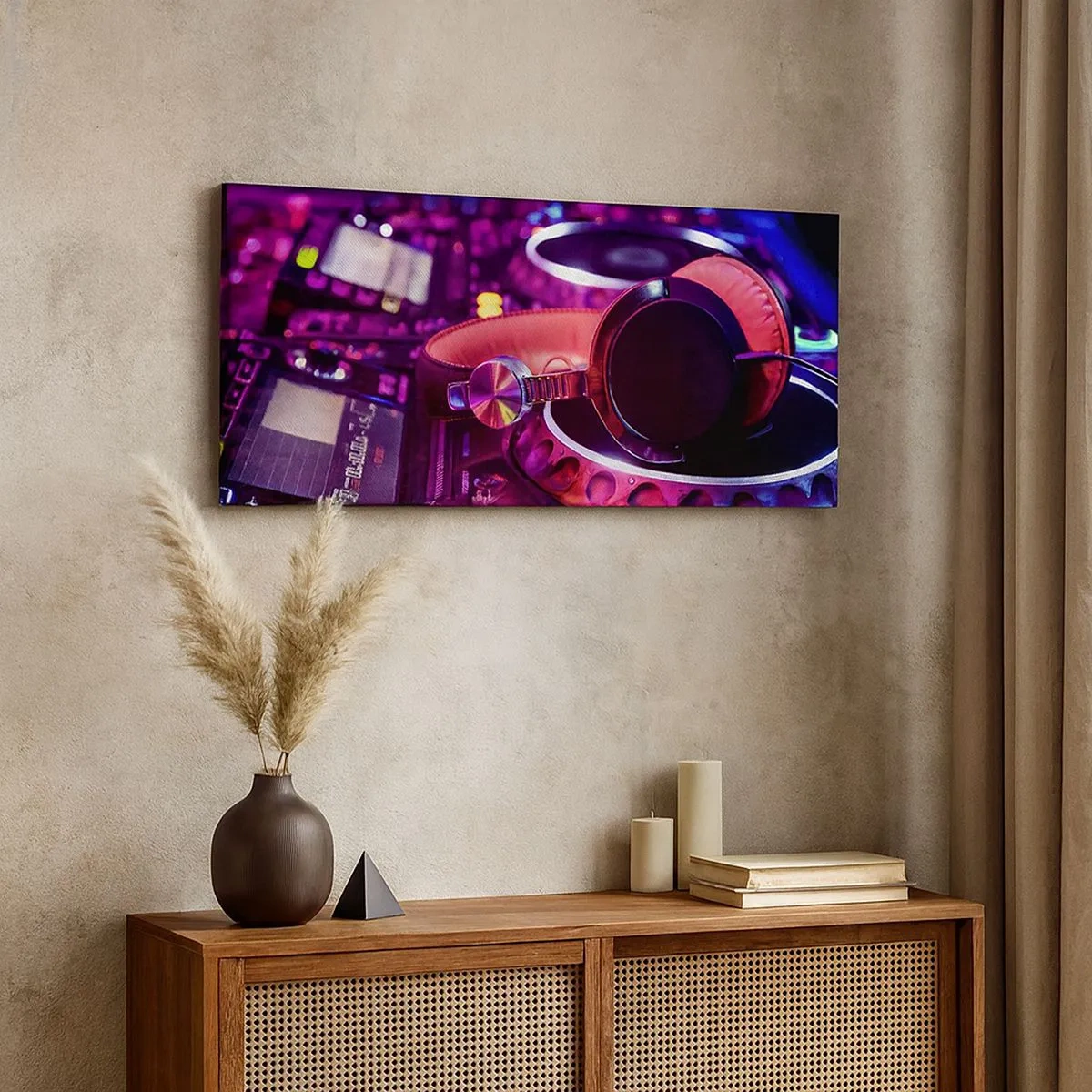 Lærredstryk - Billede på lærred - Før det sjove begynder - 100x40 cm