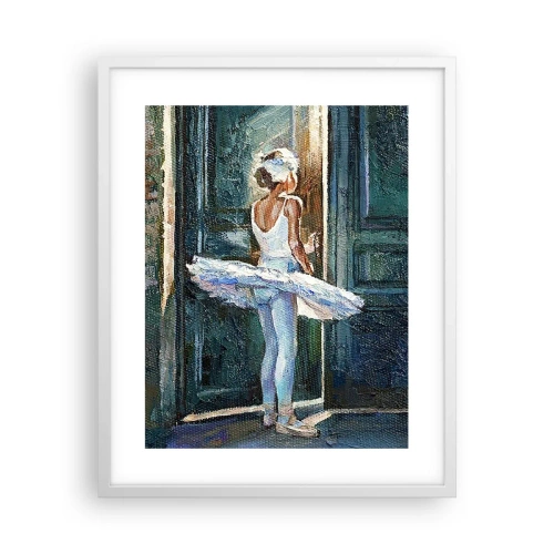 Plakat i hvid ramme - Før showet - 40x50 cm