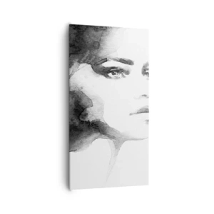 Lærredstryk - Billede på lærred - Lavet af mystik og tåge - 65x120 cm