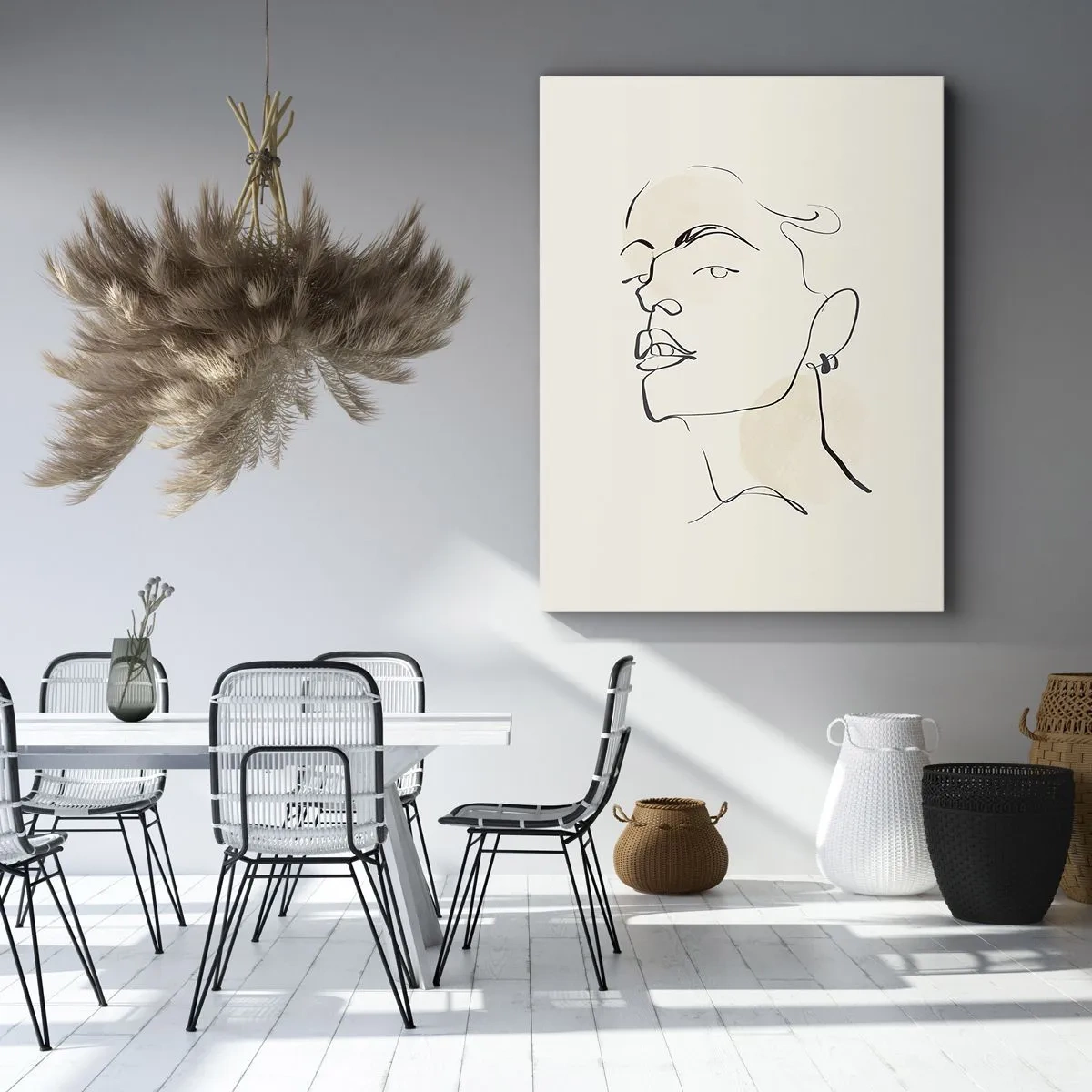 Lærredstryk - Billede på lærred - Et stolt blik - 50x70 cm