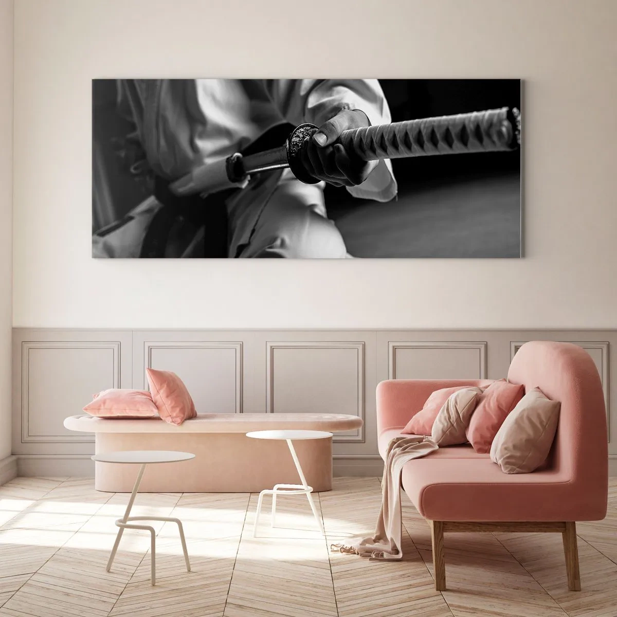 Billede på glas - En krigers sjæl - 160x50 cm