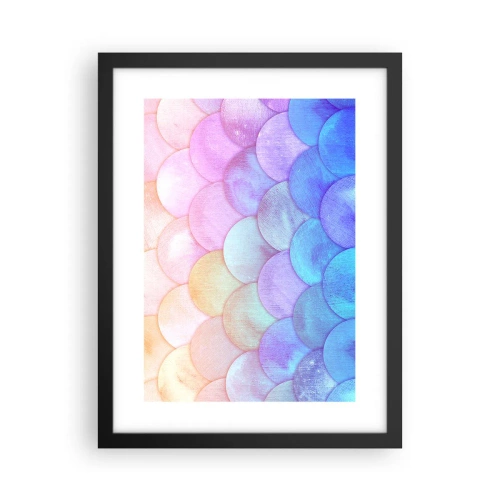 Plakat i sort ramme - Perleskaller - 30x40 cm