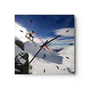 Vægur, Uret - Frihed uden grænser - 40x40 cm