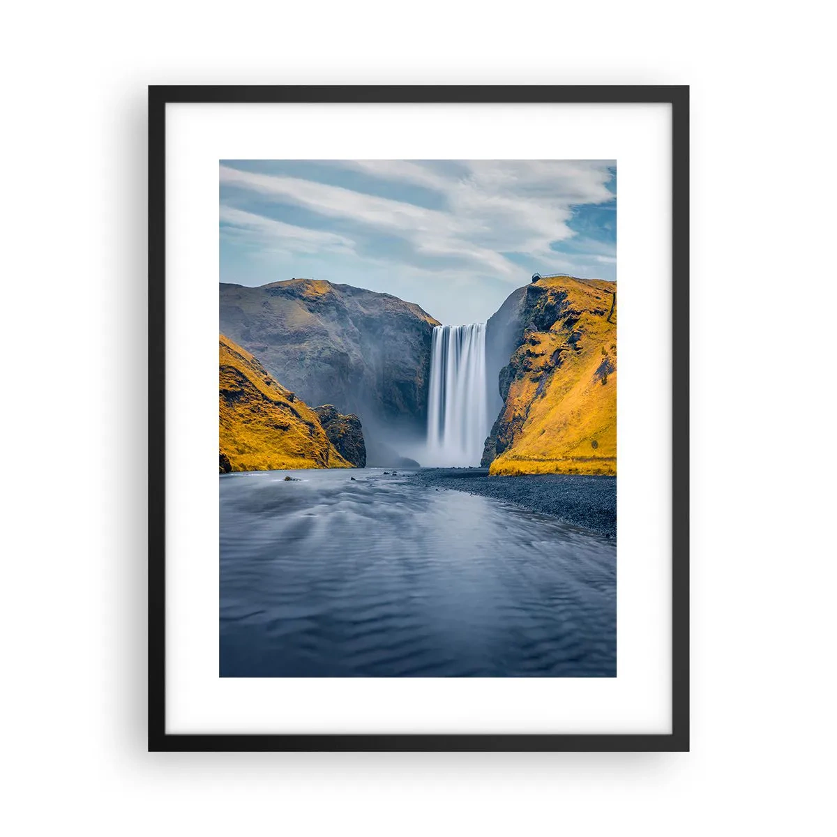 Plakat i sort ramme - Evig varighed, evig bevægelse - 40x50 cm