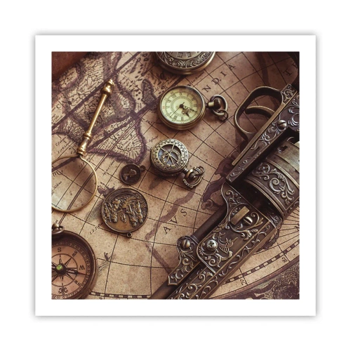 Plakat - Opkald til eventyr - 60x60 cm