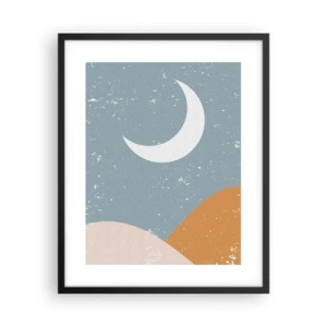 Plakat i sort ramme - De mange nætters mirakel - 40x50 cm