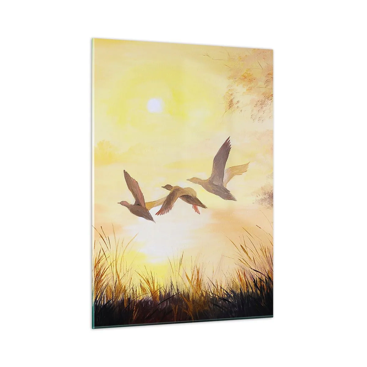 Billede på glas - Starten på en lang rejse - 50x70 cm