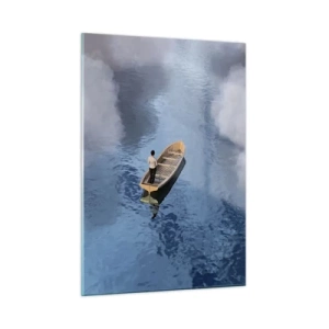 Billede på glas - Livet - rejsen - det ukendte - 50x70 cm