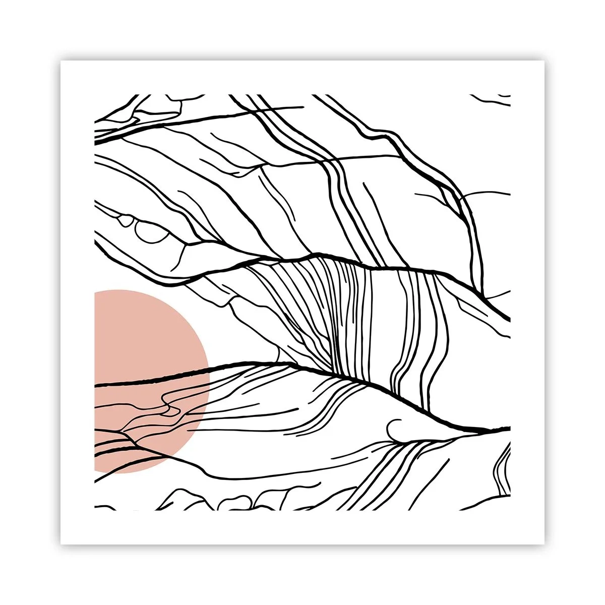 Plakat - I et netværk af kviste - 50x50 cm