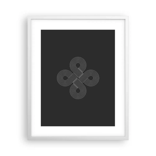 Plakat i hvid ramme - I den keltiske ånd - 40x50 cm