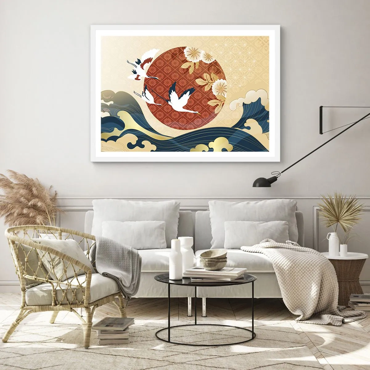 Plakat i hvid ramme - Kompatibel manglende overensstemmelse - 91x61 cm