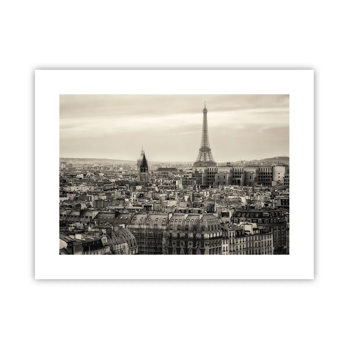 Plakat - Over Paris' hustage - 40x30 cm
