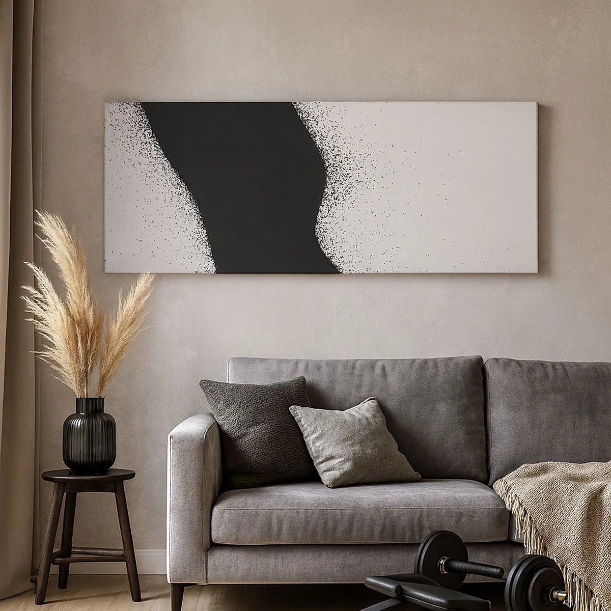 Lærredstryk - Billede på lærred - Flydende balance - 100x40 cm
