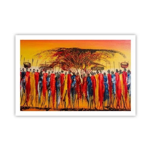 Plakat - Der, der, der, der går de - 91x61 cm