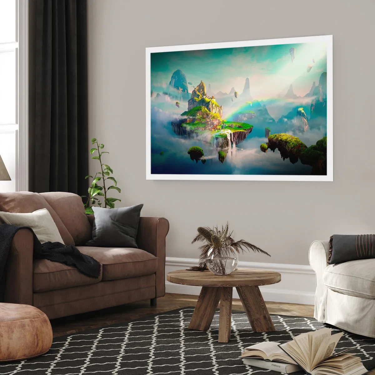 Plakat - Midden - lykkelige øer - 70x50 cm