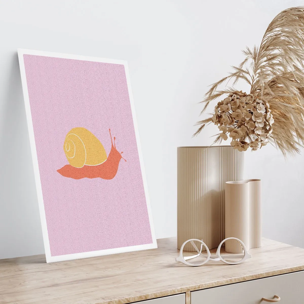 Plakat - Der er ingen hastværk - 30x40 cm