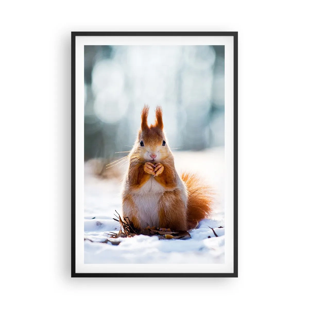 Plakat i sort ramme - Og hvad kigger du på? - 61x91 cm