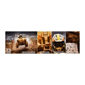 Fototapet Prøve Standard Eco - No risk no fun - Sport, Quad, Race - 100x30 cm