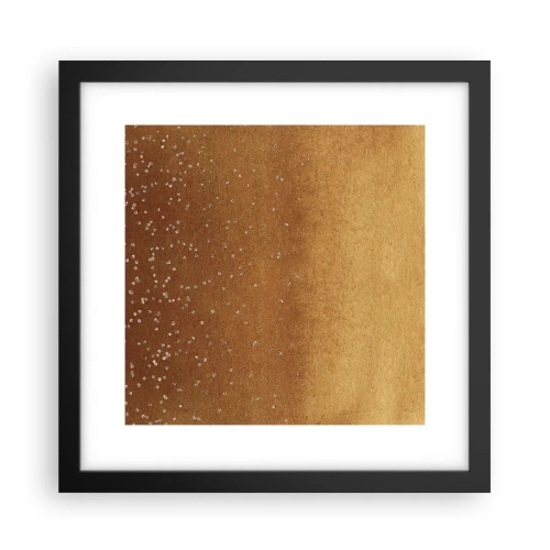 Plakat i sort ramme - Lysets fødsel - 30x30 cm