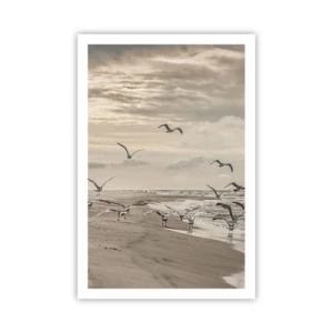 Plakat - Havet brummer, fuglene synger - 61x91 cm