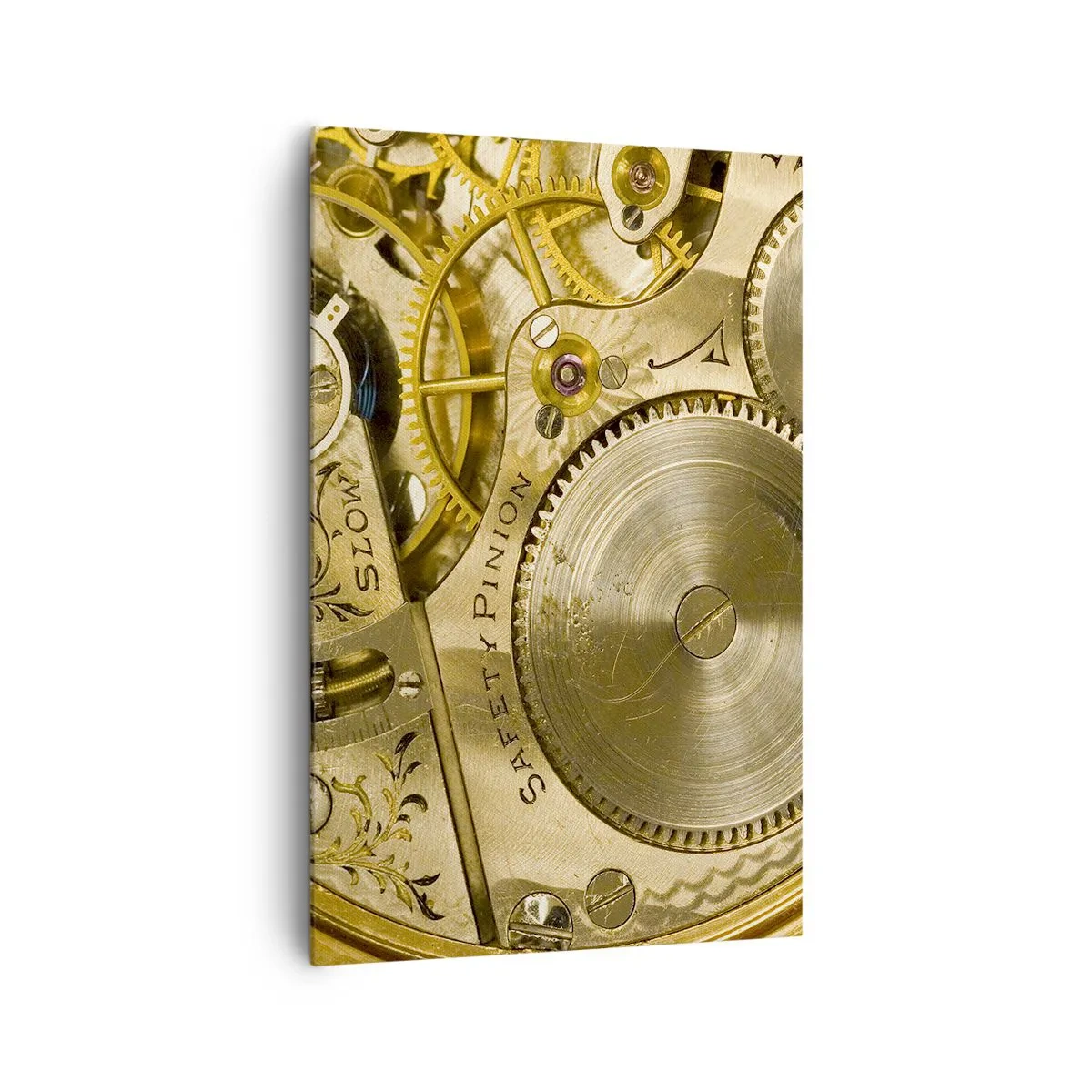 Lærredstryk - Billede på lærred - Følg med tiden - 80x120 cm