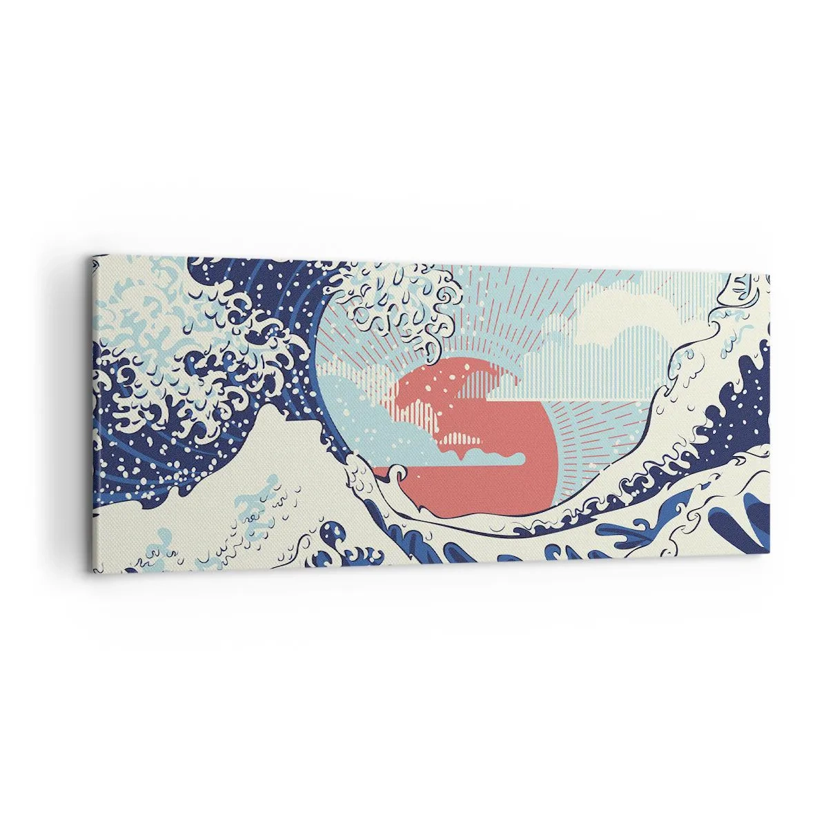 Lærredstryk - Billede på lærred - Fra japanske inspirationer - 100x40 cm