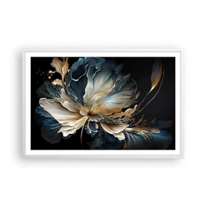 Plakat i hvid ramme - Eventyrlig bregneblomst - 91x61 cm