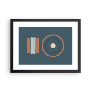 Plakat i sort ramme - Essensen af tingene - 40x30 cm