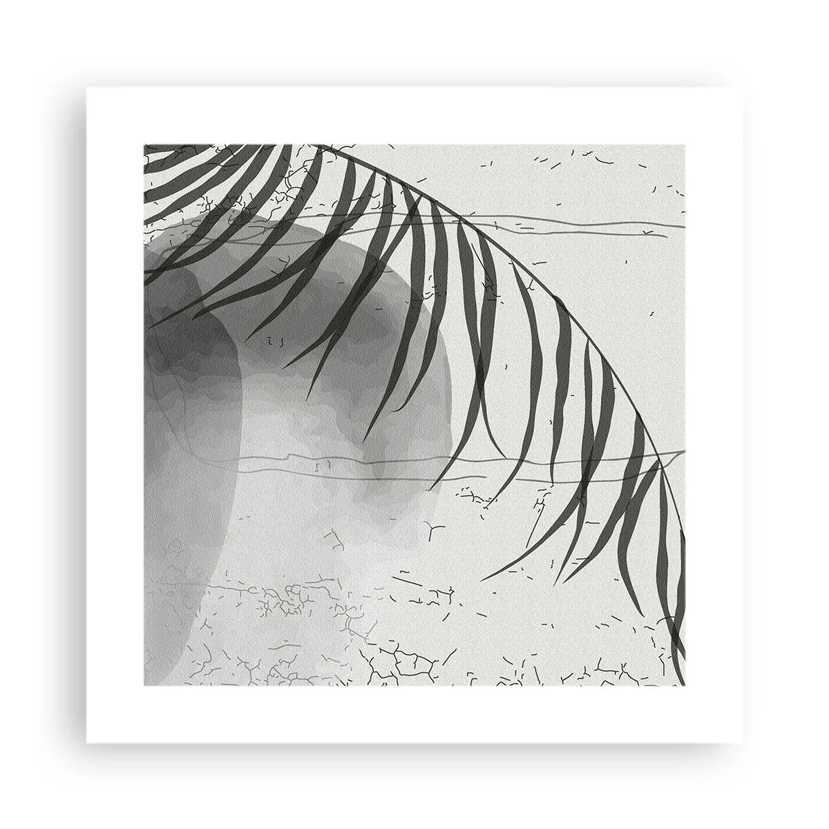 Plakat - Den subtile eksotisme i naturen - 40x40 cm