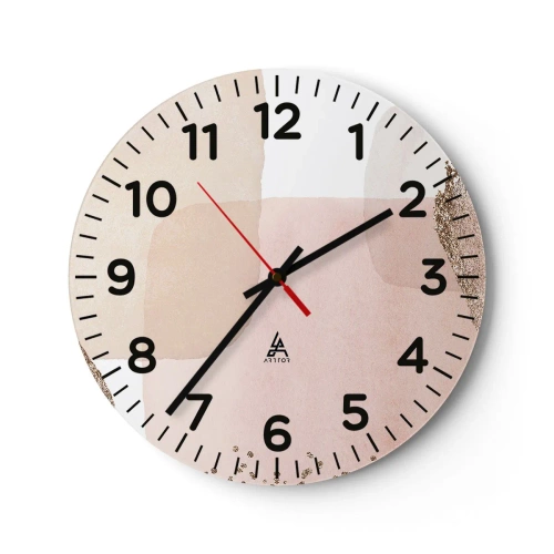 Vægur, Uret - Et kig gennem farver - 40x40 cm