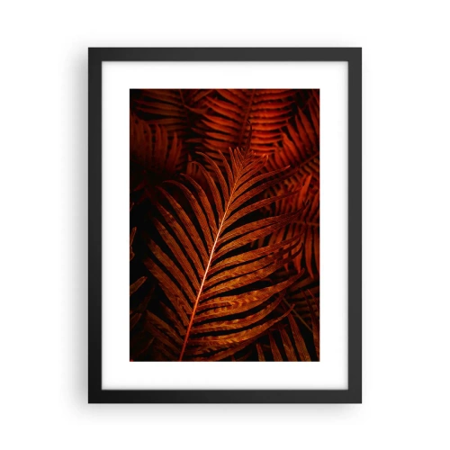 Plakat i sort ramme - Livets varme - 30x40 cm