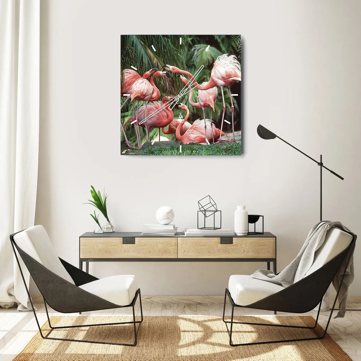 Vægur, Uret - Sladder om eftermiddagen - 30x30 cm