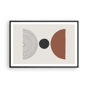 Plakat i sort ramme - I rampelyset - 91x61 cm