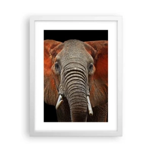 Plakat i hvid ramme - Jeg er vild, er du? - 30x40 cm