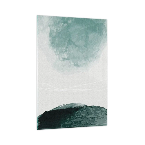 Billede på glas - Et møde med tåge - 80x120 cm