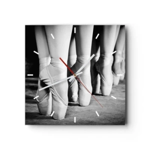 Vægur, Uret - Sammen, let - 40x40 cm