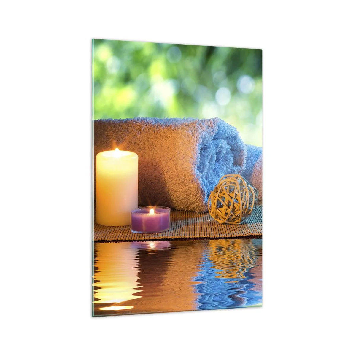 Billede på glas - Tid til kroppen - 70x100 cm