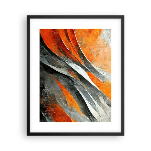 Plakat i sort ramme - Varme og kulde - 40x50 cm