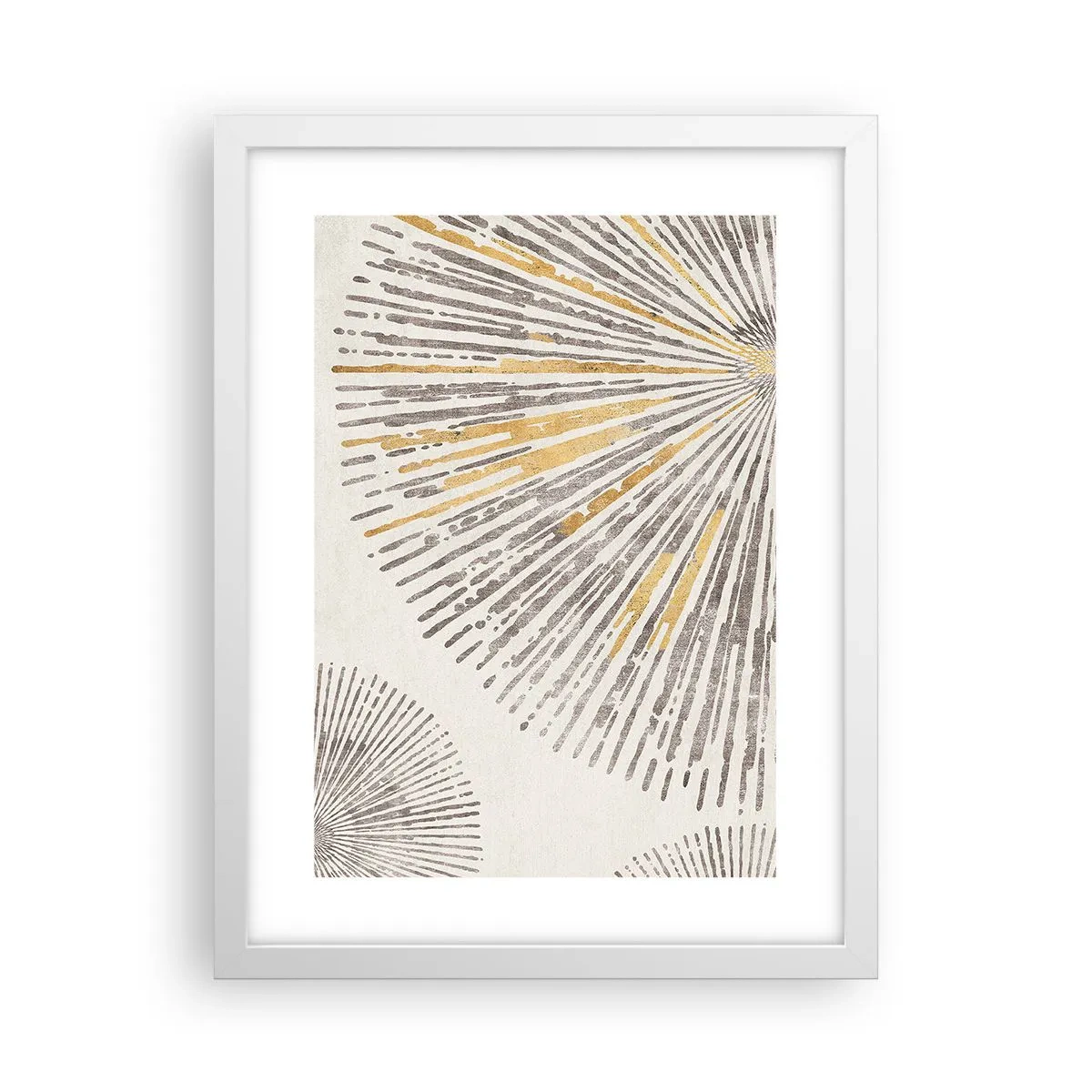 Plakat i hvid ramme - Skønheden i en rokke - 30x40 cm