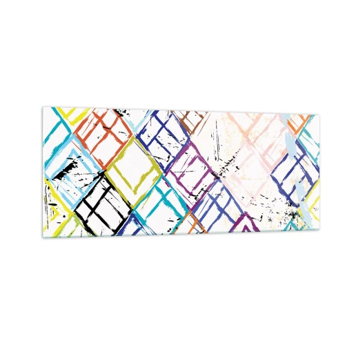 Billede på glas - Celler til udlejning - 100x40 cm