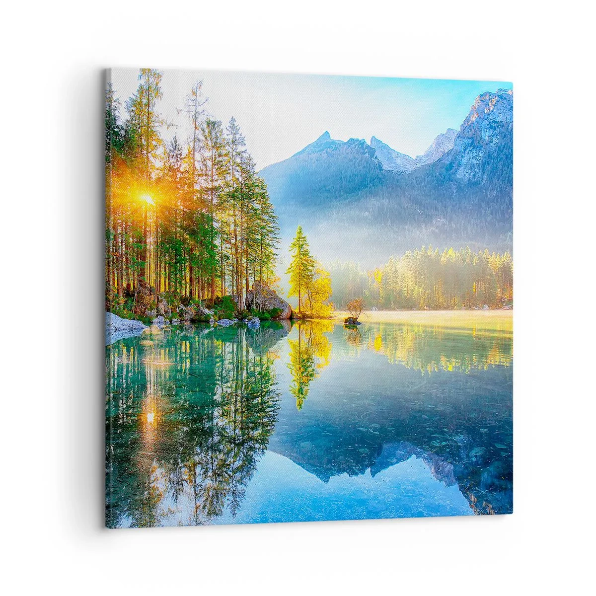 Lærredstryk - Billede på lærred - Majestæt og sødme - 50x50 cm