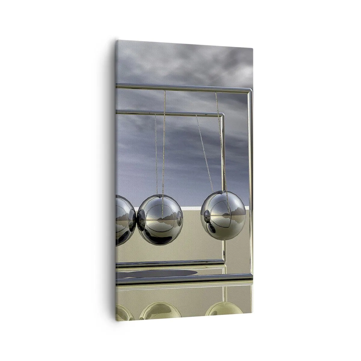 Lærredstryk - Billede på lærred - Verdens energi - 55x100 cm