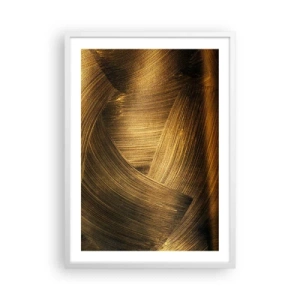 Plakat i hvid ramme - I den gyldne labyrint - 50x70 cm