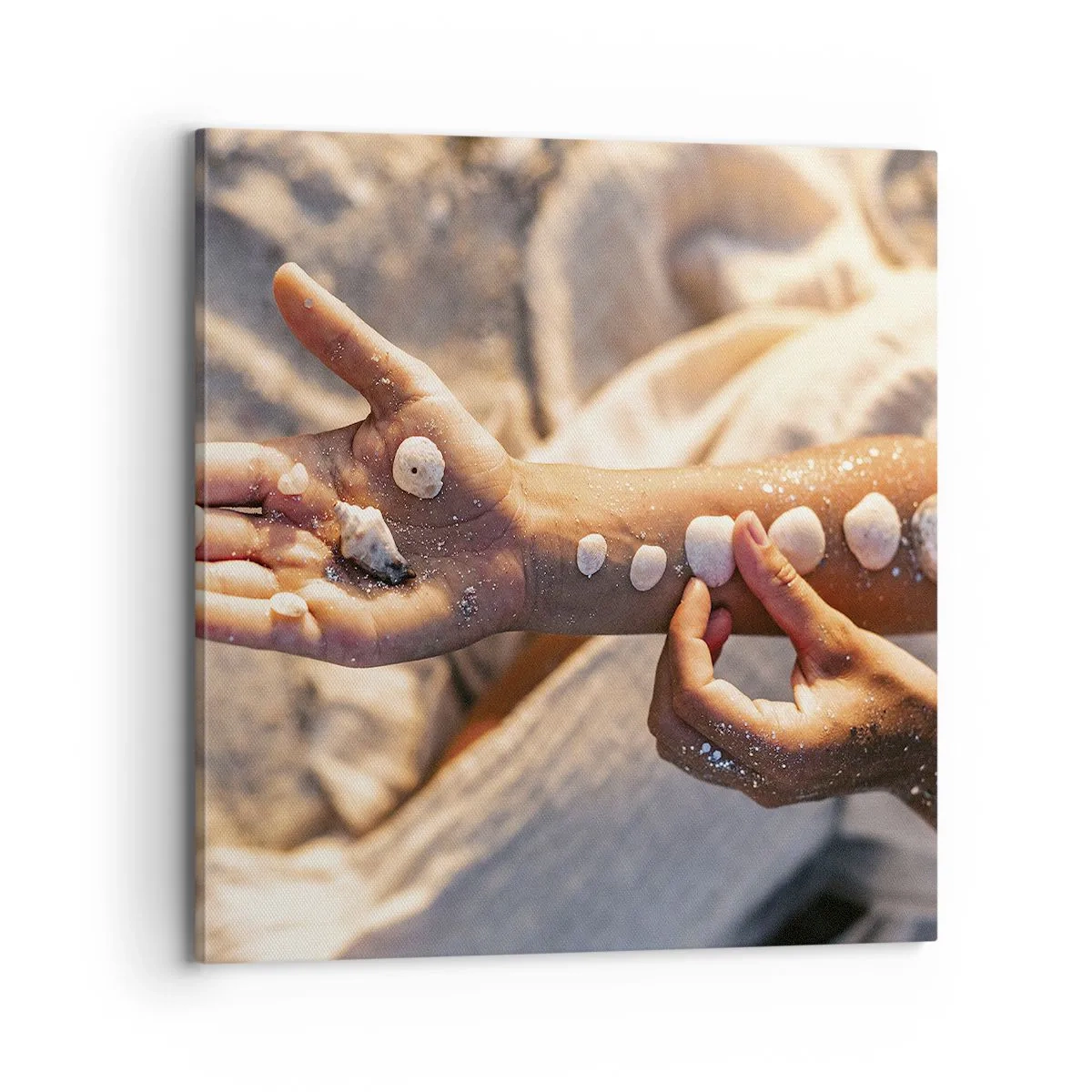 Lærredstryk - Billede på lærred - Skønhed inden for rækkevidde - 70x70 cm