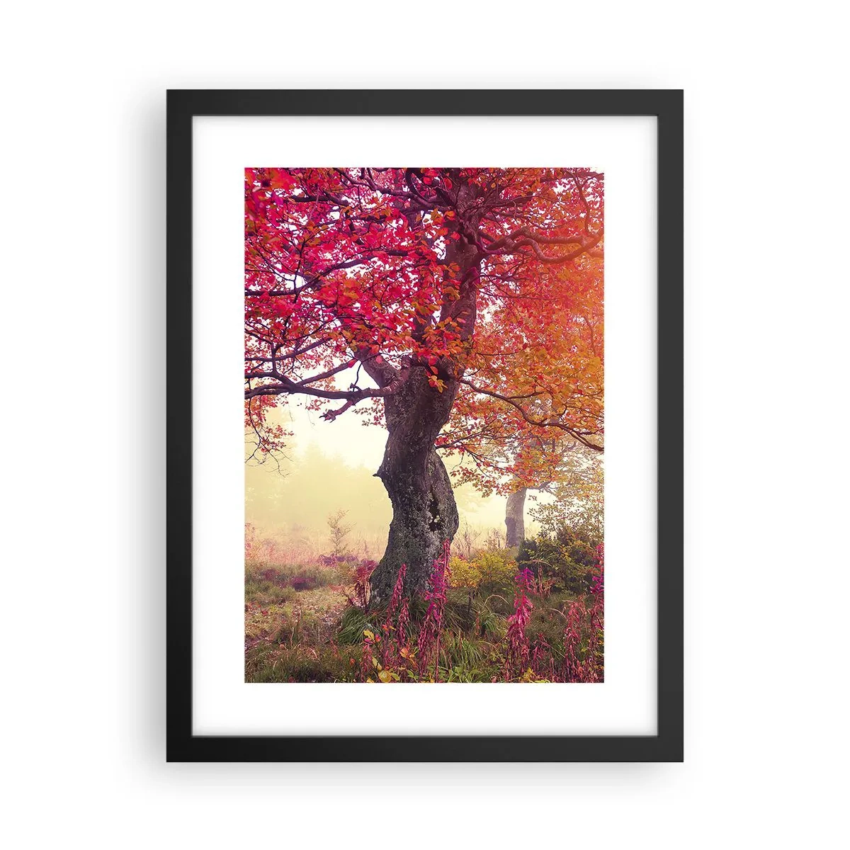 Plakat i sort ramme - Et væld af blomstring - 30x40 cm