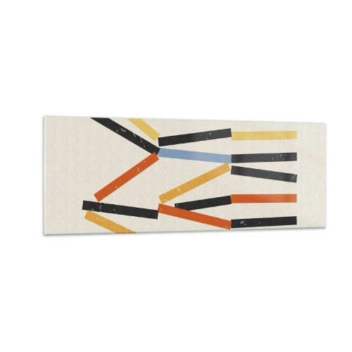 Billede på glas - Vandret komposition - 140x50 cm