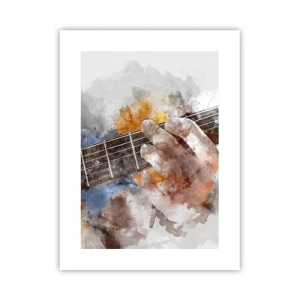 Plakat - Poesi mellem strengene - 30x40 cm